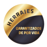 Herrajes garantizados de por vida